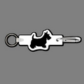 Key Clip W/ Key Ring & Scottish Terrier Key Tag